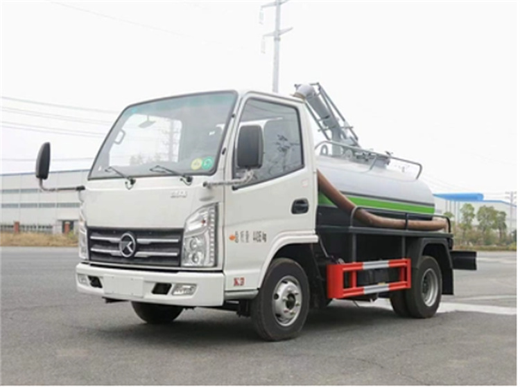国六凯马蓝牌3方吸粪车